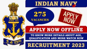 Indian Navy Recruitment 2023