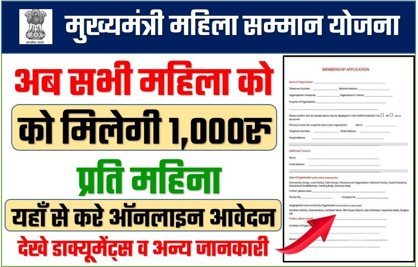 MUkhaymantri Mahila samman yojana 2024