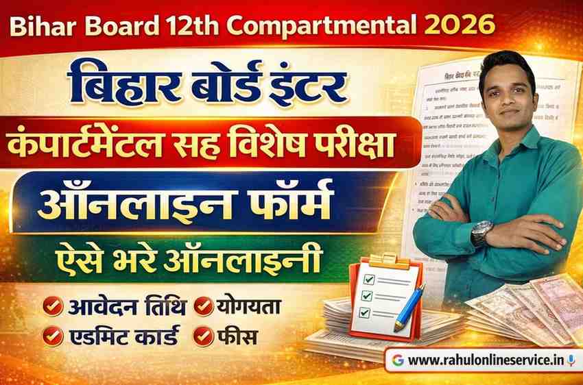 Bihar Board 12th Compartmental Online Form 2026