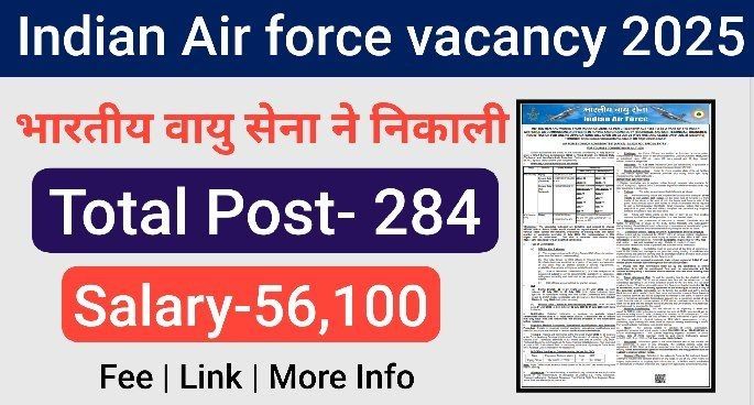 Indian Air force vacancy 2025