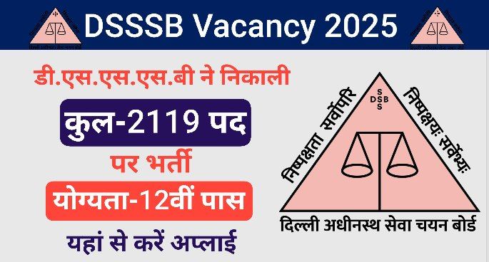 DSSSB Vacancy 2025