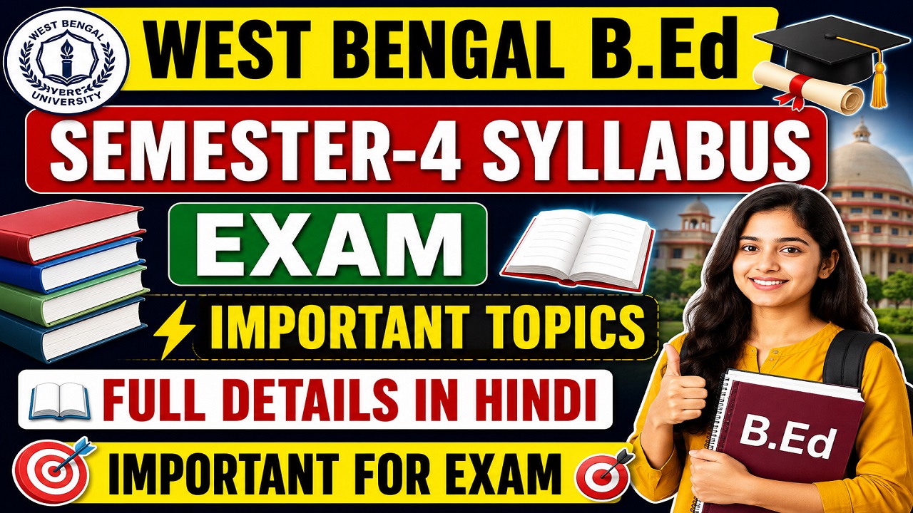 West Bengal BED Syallbus
